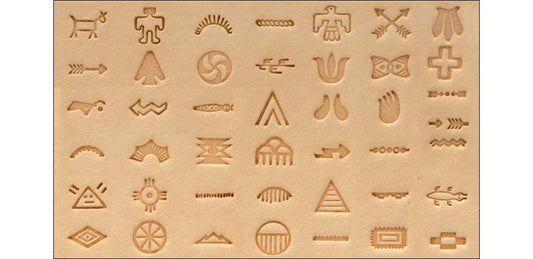 Tandy Leather Native American Symbol Stamp Set 8160-00