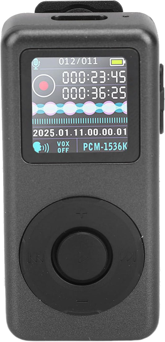 XUMIUZIY MP3 1536Kbps 5 (8GB) Player, Music Player Digital Audio Player with Noise Reduction HD Lossless Recording