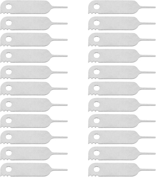 400pcs SHOWERORO Universal Sim Card Tool Kit with Hanging Hole, Cell Phone Card Ejector Pins for Smartphones