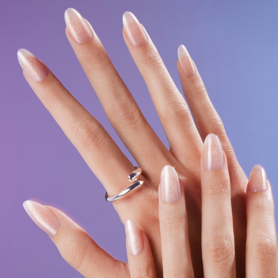 Dashing Diva GelXtend Design & Removal Kit - Nail Tips & Magic Off+ Remover - Acrylic Nails with LED Glue - Lasts Up to 14 Days - Press On Remover with Niacinamide and Castor Oil - Ballet Beauty