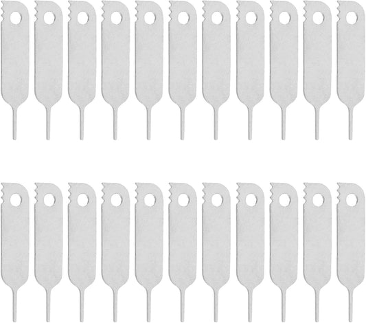 400pcs Set, Homoyoyo Universal Sim Card Removal Tool Pin Anti-Lost Tray Ejector Needle for Smartphones, Tablets, Mobile