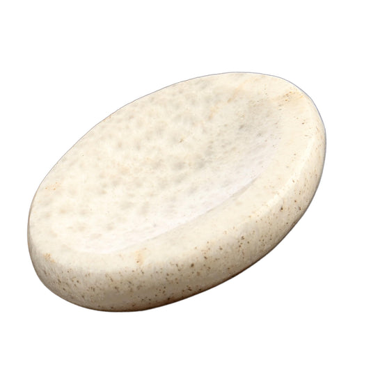 Anaya Agate Scolecite Worry Stones Certified Crystal Thumb Worry Stone for Anguish, Relaxing and Soothing Balance Stones for Meditation, Stress Relief Crystals and Healing Stones for Men, Women
