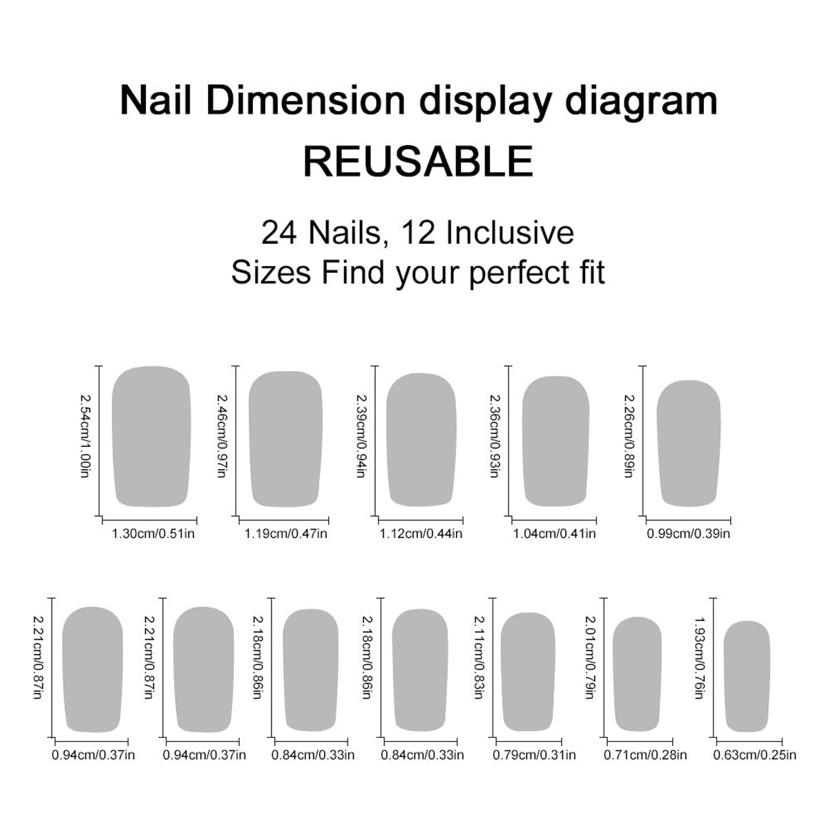 48 Pcs White French Tip Press on Nails Medium Square & Press on Toenails Set Pink Nail Press ons with Deep French Tip Designs Glossy Fake Nails Acrylic Nails Stick on Nails for Women Nail Decorations