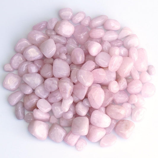 XMHOME 3 Pounds Rose Quartz Tumbled Stones - Pink Polished Crystals for Vase Filler, Love Energy, and Jewelry