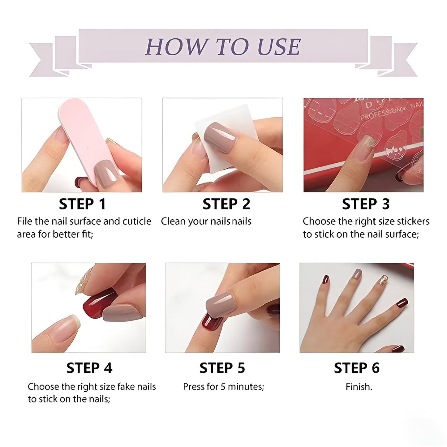 Pink French Tip Press On Nails Short Square & Press On Toenails Set With 3D Flower & Rhinestone Nails Press Ons Nude Pink Fake Nails Summer Acrylic Nails Full Cover Glue On Toenails For Women 48Pcs