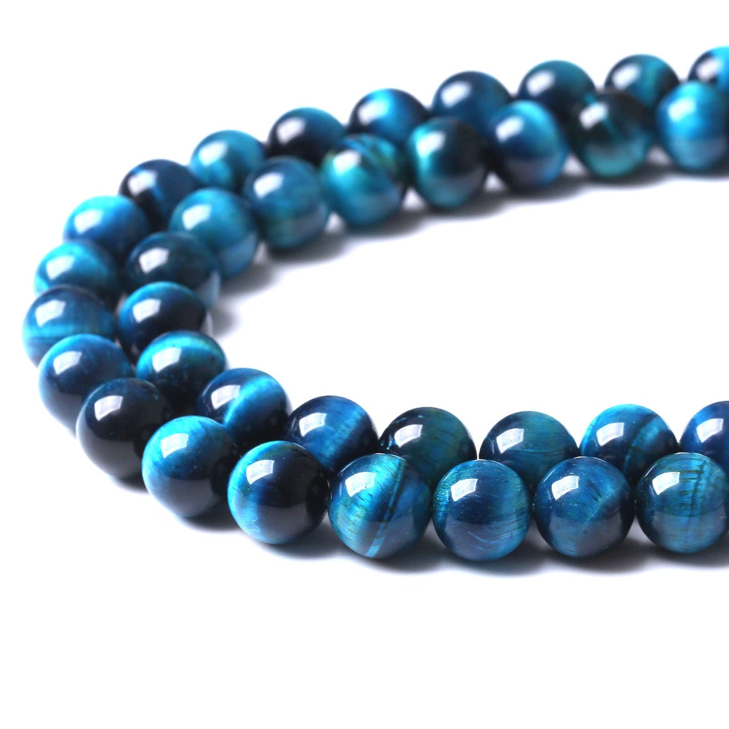 32PCS 12MM AAA Blue Tiger Eye Stone Beads Natural Gemstone Bead Crystal Healing Energy Jewelry Making DIY 15 inches