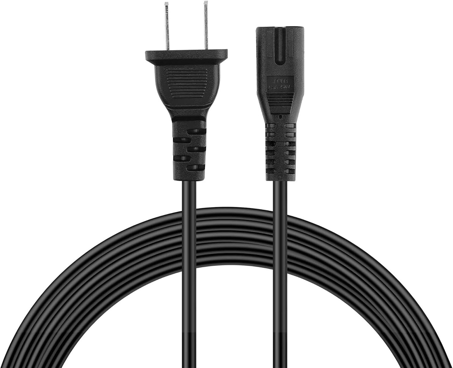 MDCGPower 5ft XPE470 2-Prong AC Power Cord Cable Compatible with Crenova Mini Projector Wire Lead