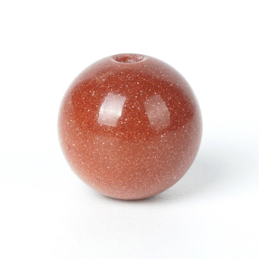 100Pcs Natural Stone 6mm Golden Sand Stone Round Loose Gemstone Energy Healing Beads Hole Size 1mm DIY Smooth Beads for Bracelet Necklace Earrings Jewelry Making