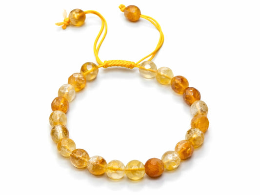 Amazing Gemstone Citrine Bracelet for Women - Chakra Mens Bracelet Protection Crystals and Healing Stones - Blessing Spiritual Meditation Gift Christmas Stocking Stuffers