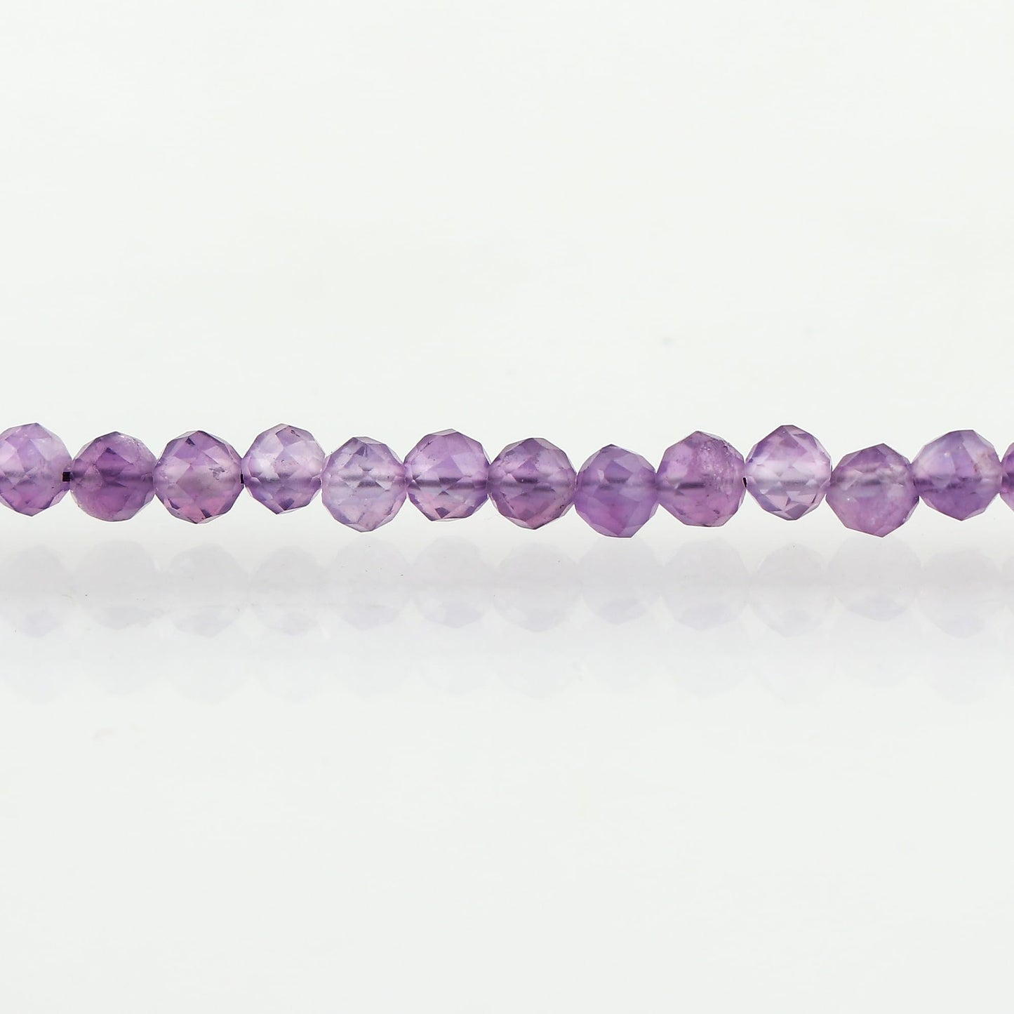 CRYSTALINES Natural Amethyst Gemstone Bracelets, Faceted Beads Stones, Handmade Boho Hypoallergenic Jewelry for Women, Healing Crystals, Adjustable Silver Plated 7+1inch February Birthday Gift