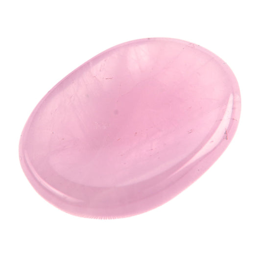 Anaya Agate Rose Quartz Worry Stones Certified Crystal Thumb Worry Stone for Anguish, Relaxing and Soothing Balance Stones for Meditation, Stress Relief Crystals and Healing Stones for Men, Women