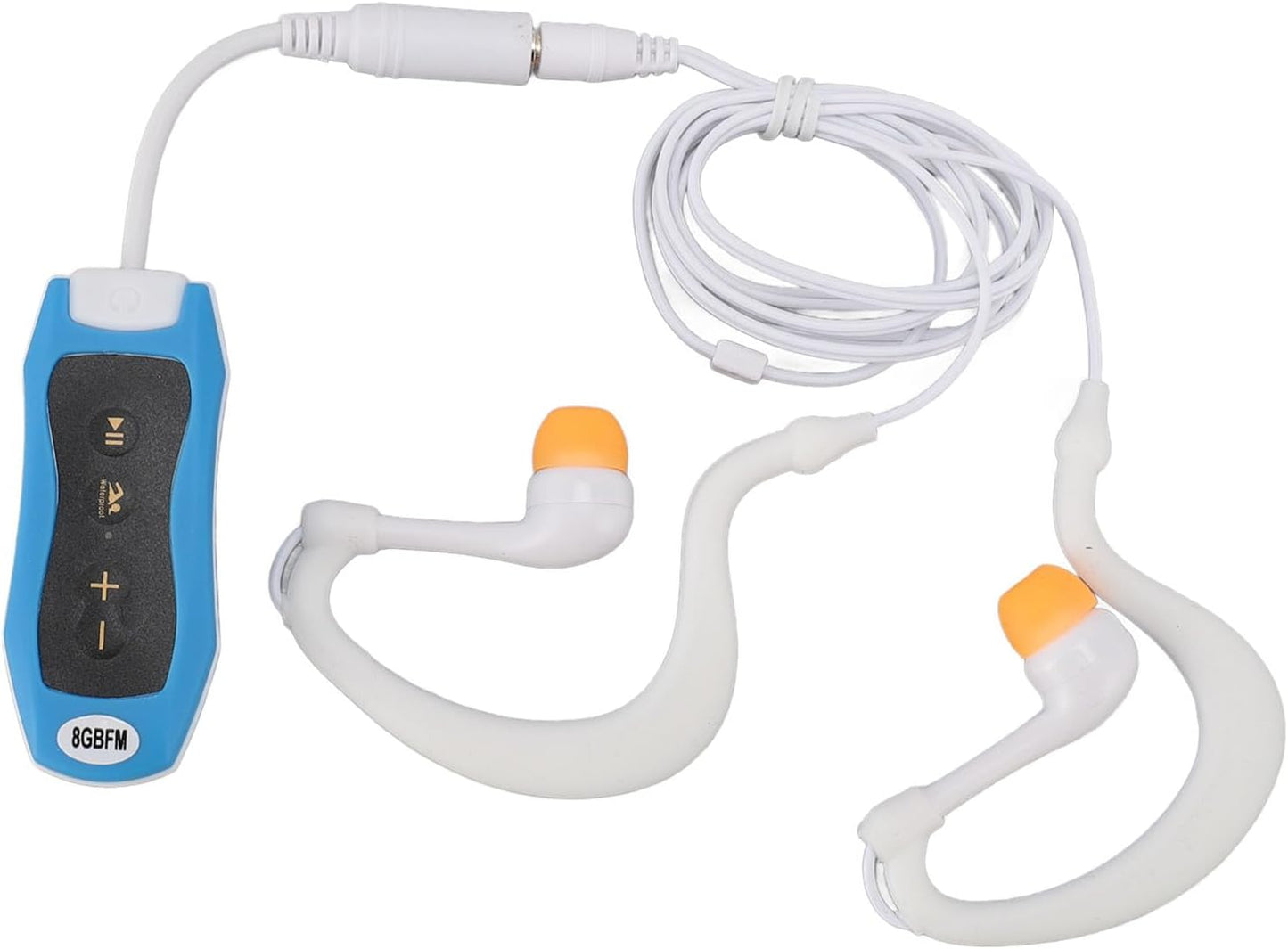 Asixxsix MP3 IPX8 Swimming (8GB) Player, Premium ABS Rubber Material with Rating for Biking Hiking Diving