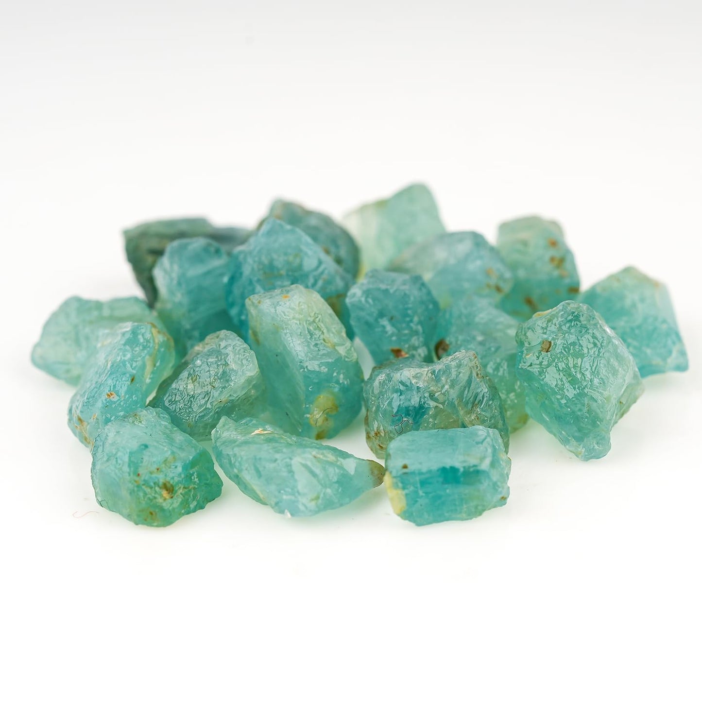 ColouredRocks 50 carats Grandidierite Crystals, Raw Stones, Rough Gemstones, Jewelry Making Supply, Cabbing, Polishing, Cutting, DIY, Crafts (16-18pcs) (5-8mm)