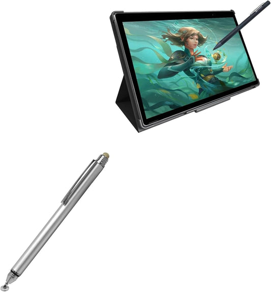 BoxWave (11.6 Stylus Pen Compatible with Simbans PicassoTab XL in) - DualTip Capacitive Stylus, Fiber Tip Disc Tip