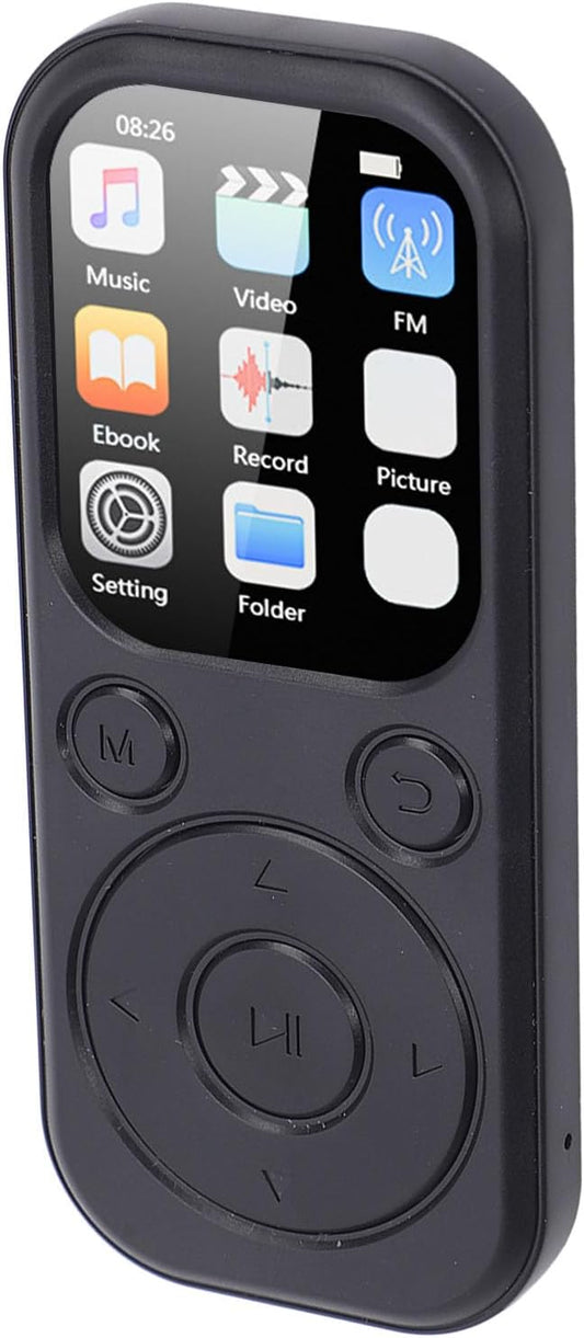 Zunate 128GB MP3 5.4, 2.01 Inch MP3 10,000+ 500mAh (32G HiFi Player with Bluetooth Screen Digital Music Player