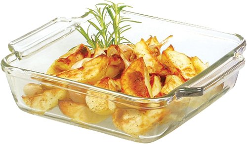 Anchor Hocking Casserole Dish - 2 Quart Clear Glass for Effortless Baking and Serving