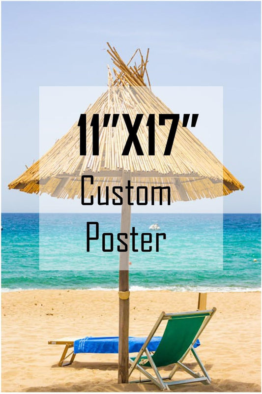ZXDZSM Custom Canvas Poster - Personalized Wall Art Print | Unframed 11" x 17" Size