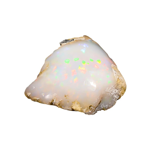 14.5+ Carat, YASHEE Natural Raw Ethiopian Opal Gemstone, Real Rough Crystals, Chakra Healing, Wholesale Lot, Wire Wrapping, Rock Stone, Birthstone, Crafts & DIY, AA+ Quality For Jewelry Making