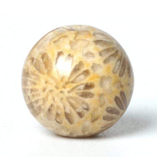 100Pcs Natural Stone 6mm Chrysanthemum Stone Round Loose Gemstone Energy Healing Beads Hole Size 1mm DIY Smooth Beads for Bracelet Necklace Earrings Jewelry Making