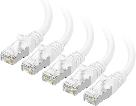 10Gbps 5-Pack 6A 7ft, 6A Cat6A Cable Matters Snagless Shielded Cat Ethernet Cable - Cat Cable, Cord, Ethernet Cord