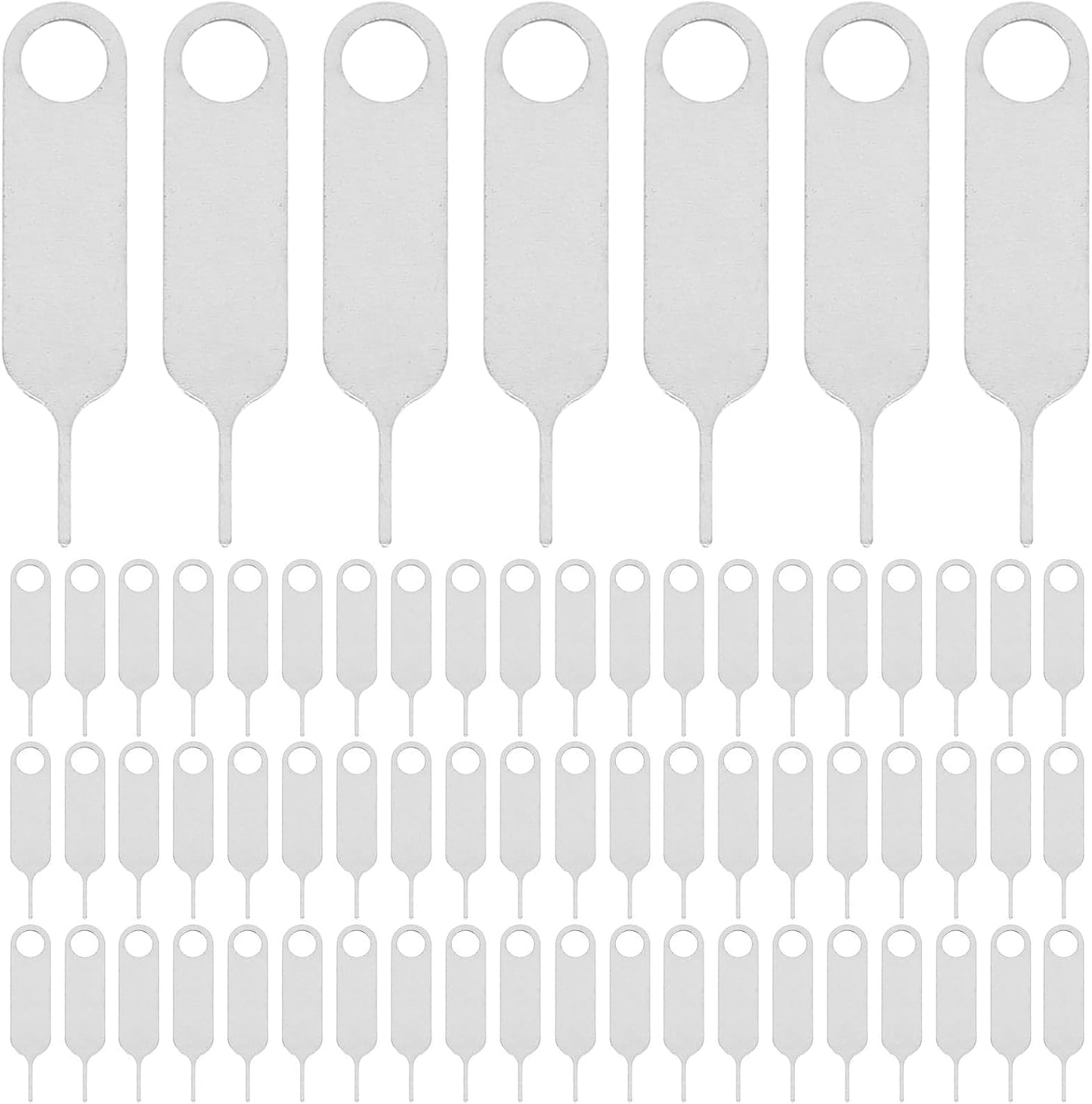 500pcs Set Pack Sim Card Removal Tool and Ejector Pin for Mobile Phones Stainless Steel Sim Tray Ejector Needle Bulk