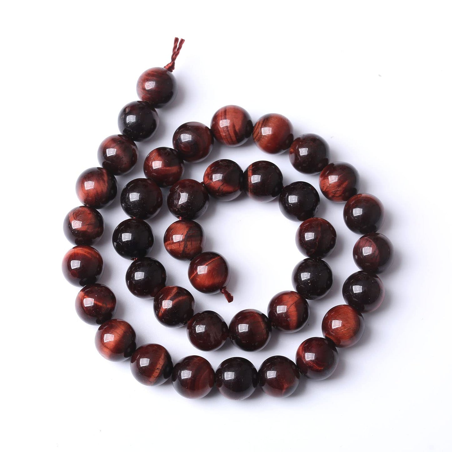 60PCS 6MM AAA Rose Red Tiger Eye Stone Beads Natural Gemstone Bead Crystal Healing Energy Jewelry Making DIY 15 inches