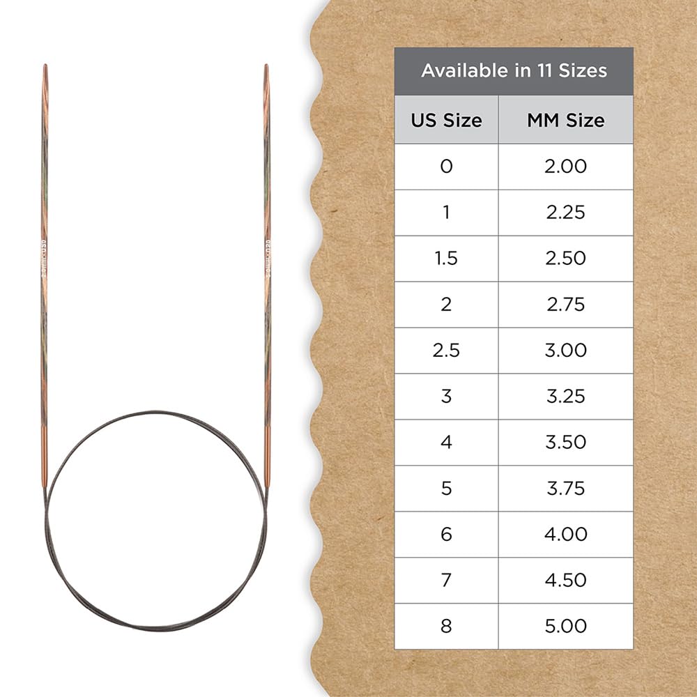 Knitter’s Pride Terra Fixed Circular Needles 32"" (80cm) – US Size 0 (2mm)