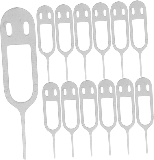 50pcs ARTIBETTER Stainless Steel Sim Card Ejector Tool Sim Pin for Efficient Removal of Card Tray Compatible with All