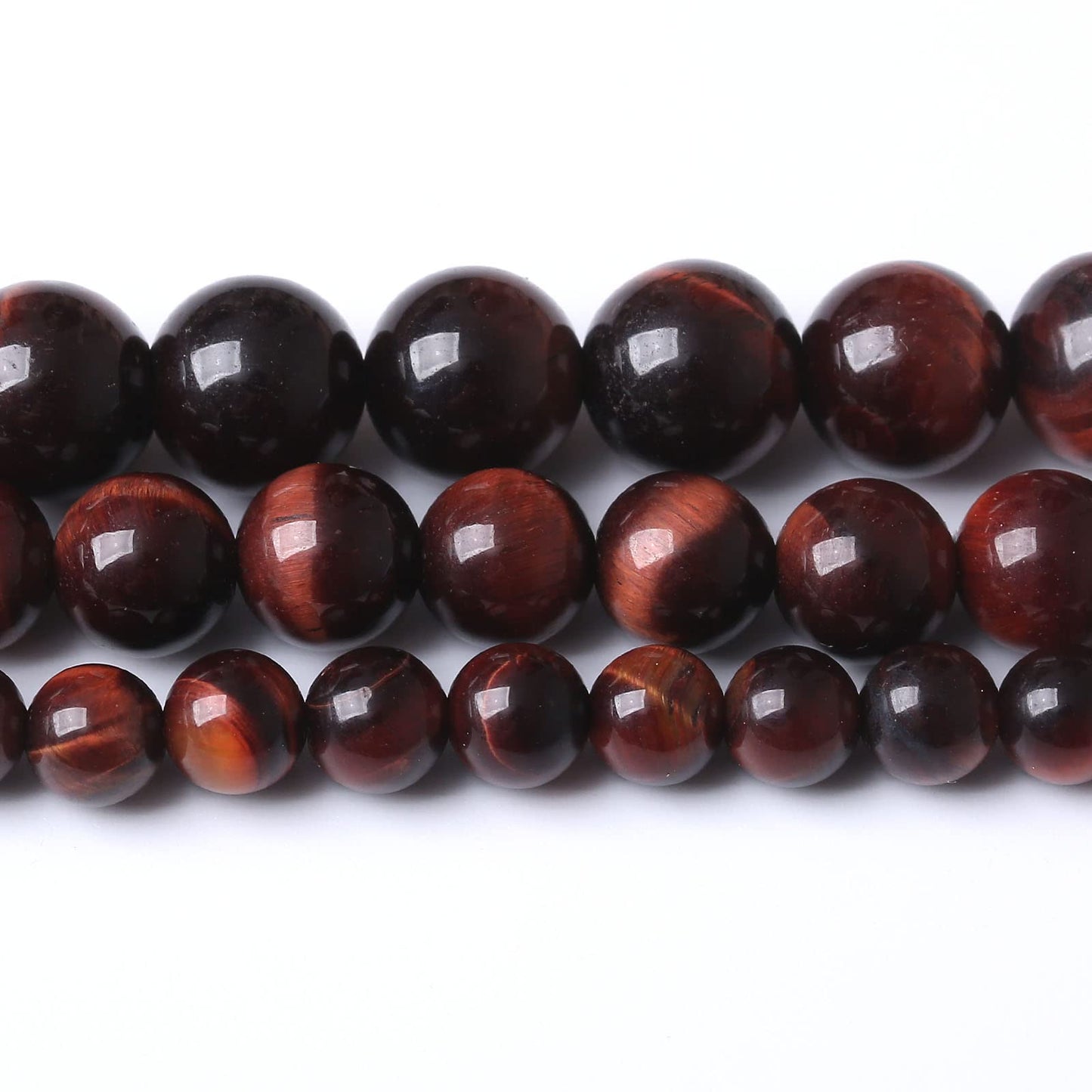 90PCS 4MM AAA Red Tiger Eye Stone Beads Natural Gemstone Bead Crystal Healing Energy Jewelry Making DIY 16 inches