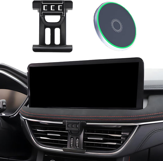 AbeeyGeomarn 2020 2021 2022 2023 2024 15W 360 Car Phone Holder for Ford Escape Accessories Fast Wireless Charger