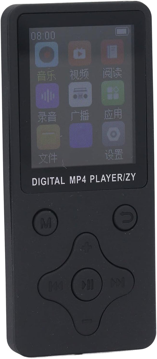Yoidesu 64GB MP4 MP3 5.0, 1.8 Inch MP4 180mAh MP3 Player with Bluetooth HD Screen for Android, Portable Streaming Music