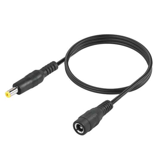 YACSEJAO 5.5mm 2.1mm 12V More(3ft) DC Power Extension Cable x Male to Female Power Cord DC Power Supply Adapter