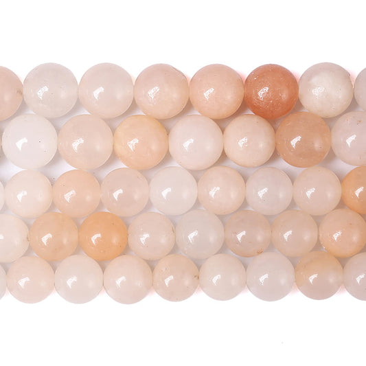 10MM 36PCS Natural Stone Pink Aventurine Loose Beads for Jewelry Making DIY Bracelet
