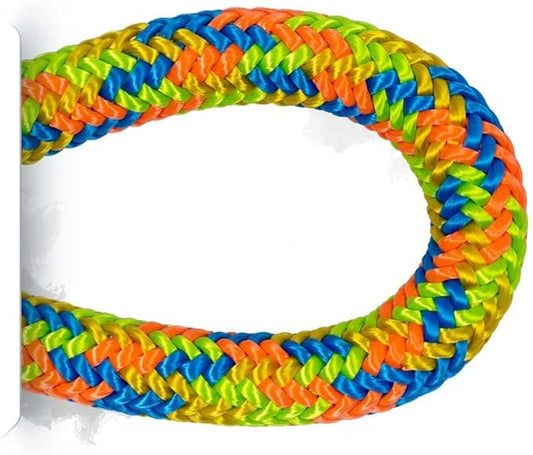 Pelican Rope Arborist Rope 11.8mm x 120Ft, USA Made High-Strength 24-Strands Static Climbing Rope - 7,000 lb Strength for Tree Climbing, Pulling, Outdoors & Swing - Viper, Plain End