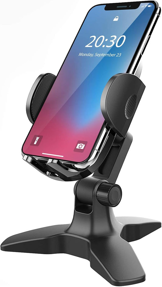 APPS2Car 4.7-6.8" Heavy Duty Phone Stand - Adjustable Desktop Holder for Video Calls, Compatible with Smartphones