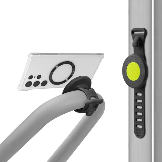 Bone Magnetic Gym Phone Mount, MagSafe Stroller Phone Holder for Workout & Indoor Cycling, Scratch-Free & Anti-Slip