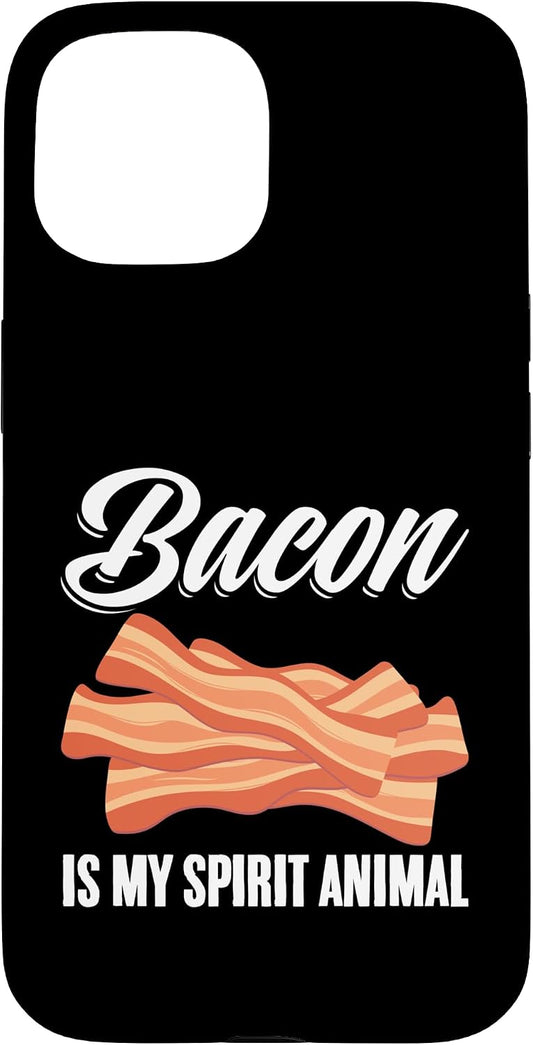 Bacon Is My Spirit Animal Bacon Lover 15 Bacon Is My Spirit Animal Meat Funny Breakfast Bacon Case for iPhone