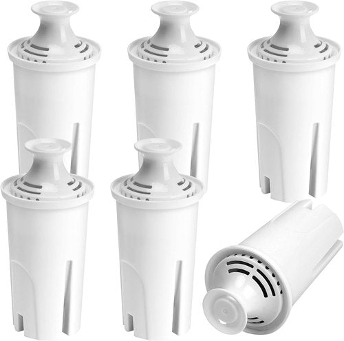 APPLIANCEMATES 6-Pack Replacement Water Filters for Brita Pitchers & Dispensers - Compatible with OB03, Classic 35557, Mavea 107007