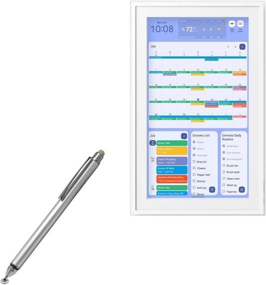 BoxWave Cozyla (15.6 Stylus Pen Compatible with Calendar+ in) - DualTip Capacitive Stylus, Fiber Tip Disc Tip