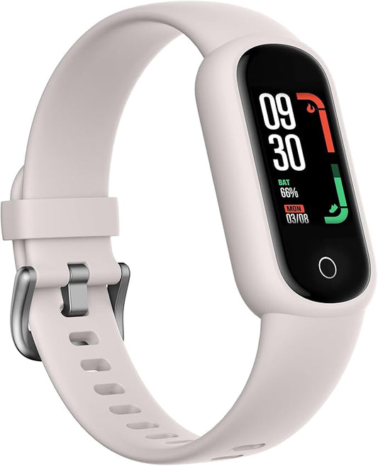 Fitness Tracker Watch with Heart Rate/Sleep Tracker/IP68 Waterproof, Activity Tracker with Pedometer Step Counter, Health Watch for Women Men with 14 Sports Compatible Android iOS, Beige