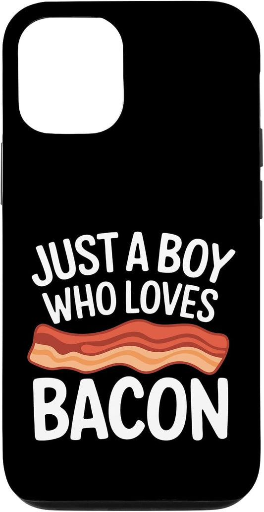 Bacon Meat Breakfast Bacons 12/12 Bacon Just A Boy Who Loves Bacon Case for iPhone Pro