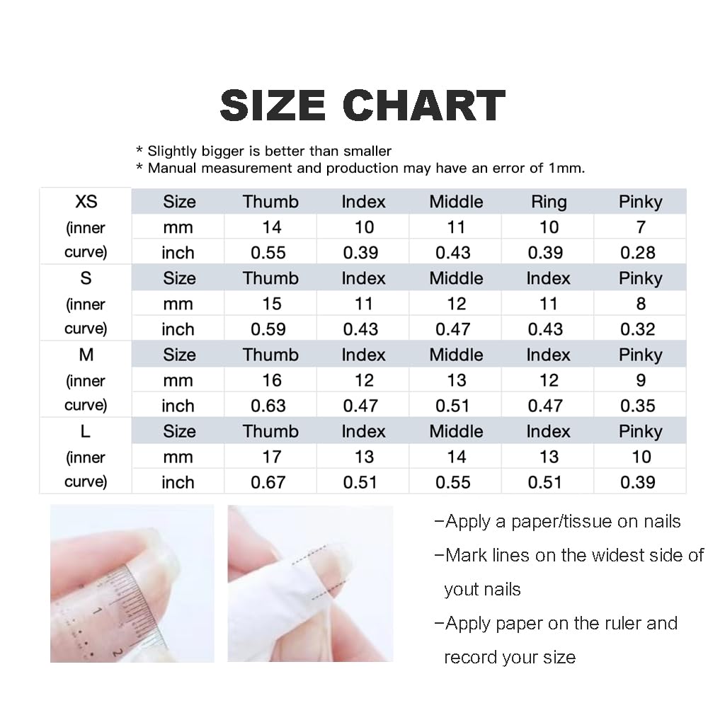 [GLORS] Purly Handmade Almond Press on Nails | Oil Painting Style Flower in White and Nude French Tip Nails, 10 Pieces (Medium, Almond)