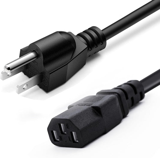 YCWZZH 3 2 1 6FT Universal Prong AC Power Cord Replacement for Horizon Fitness Treadmills Ellipticals, Superfit