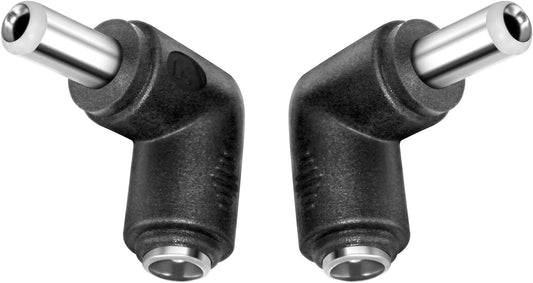 Artilits 2pcs 2.1mm*5.5mm 5.5 2.5mm 12V 5.5 2.1mm Female to * Male, Plug Connector X for CCTV Security Camera, DVR, Car
