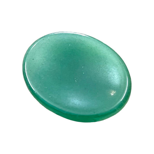 Anaya Agate Green Aventurine Worry Stones Certified Crystal Thumb Worry Stone for Anguish, Relaxing and Soothing Balance Stones for Meditation, Stress Relief Crystals and Healing Stones for Men, Women