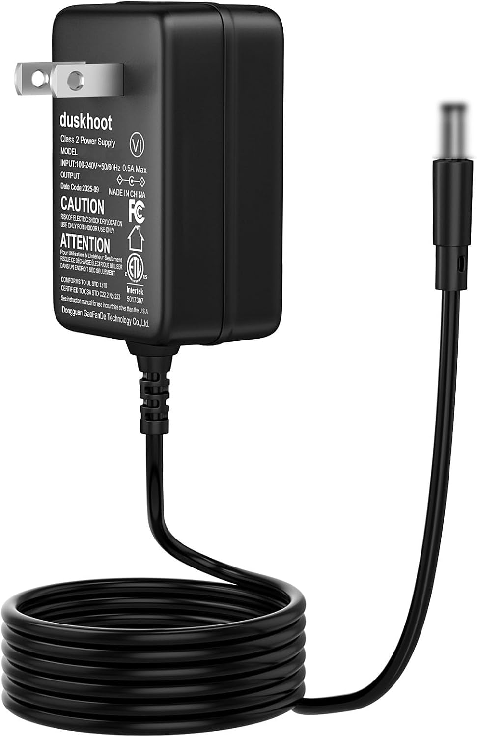 Duskhoot AC Adapter for Charging Pump in Style Maxflow Breast Pump Power Supply Mains PSU