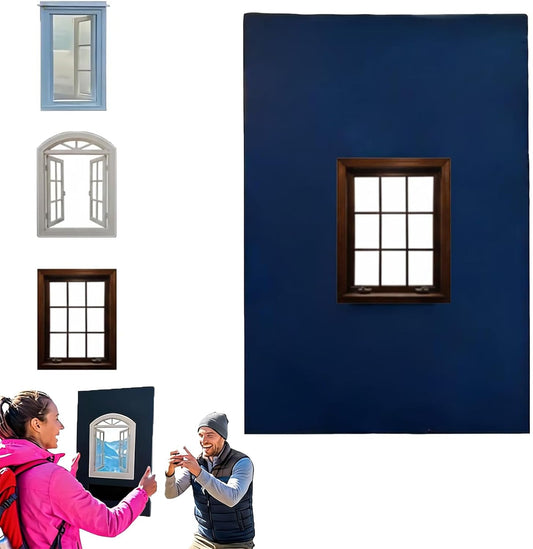 ZJHAHJY Creative Window Frame Photography Props - Portable Travel Viewfinder for Perfect Shots, Ideal for Journey