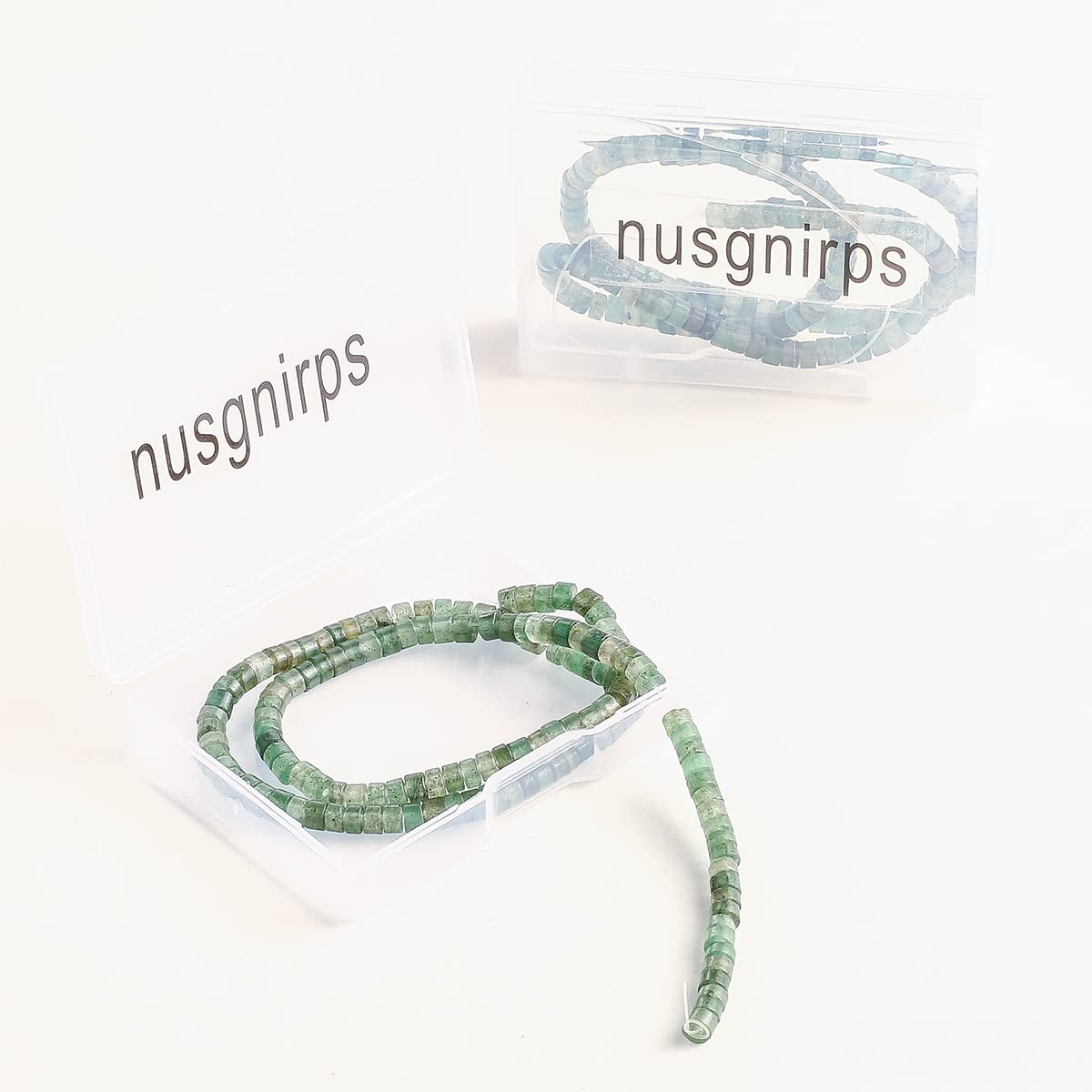 Natural Green Aventurine Stone Spacer Beads 4x2mm 38cm/str Flat Round Loose Semi Gemstone Caps for Making Bracelets Necklace
