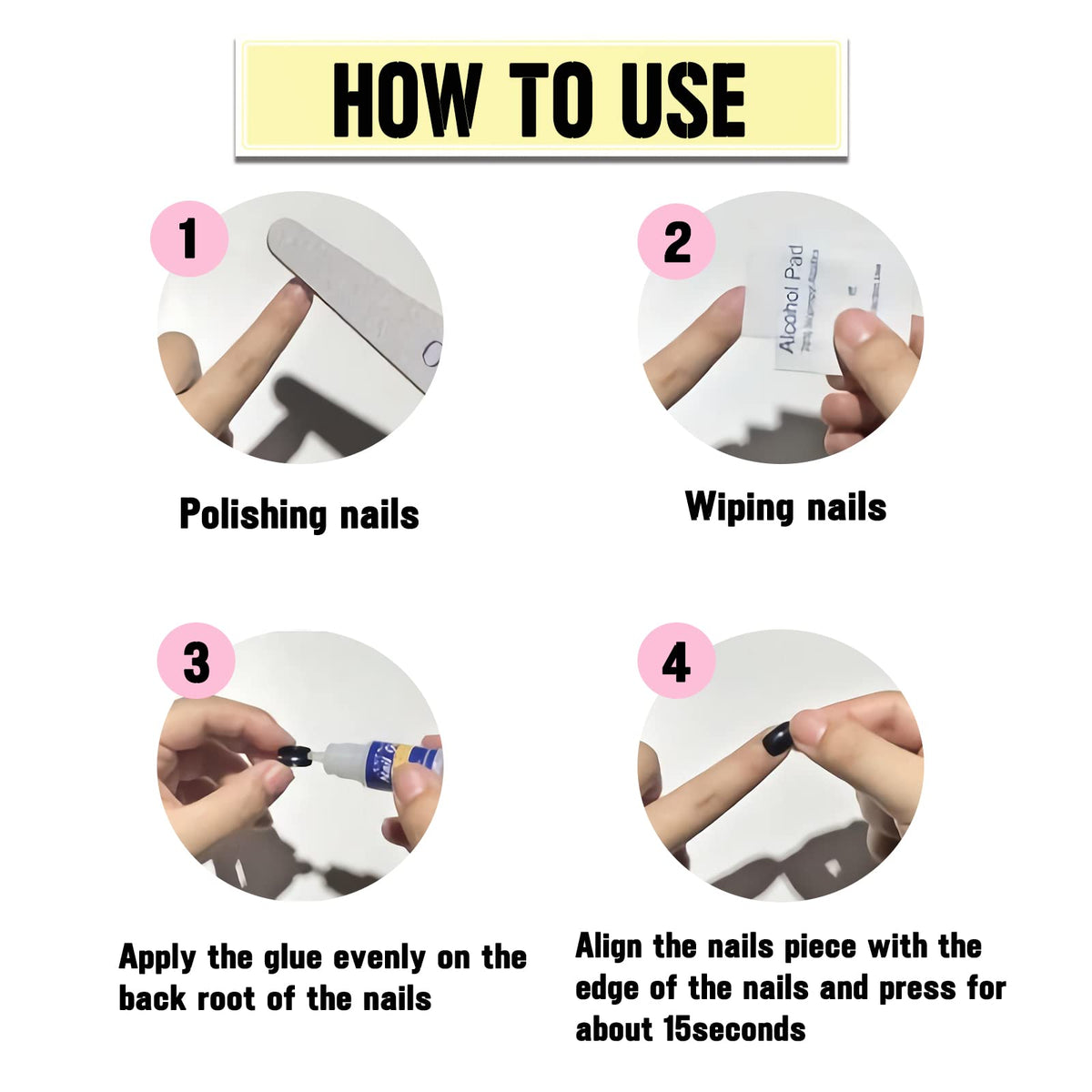 IMSOHOT Medium Press on Nails Coffin Laser Fake Nails Glossy Purple Gradient Glue on Nails Full Cover Chrome Ballerina Acrylic False Nails for Women 24PCS