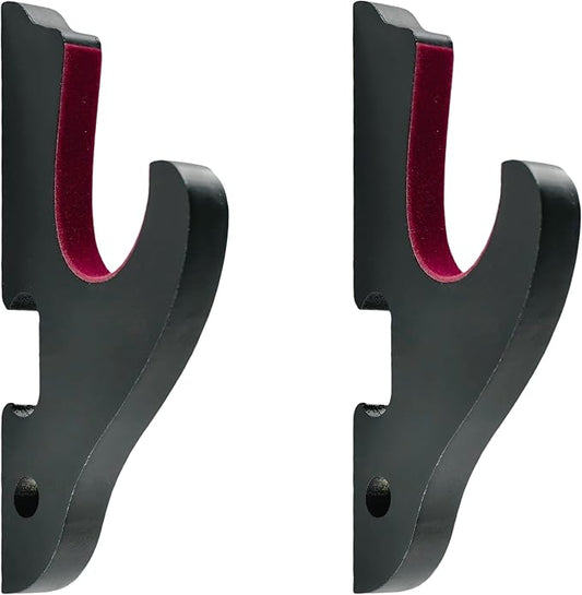 Eforlife 2/Set Sword Hook Wall Mount Samurai Sword Hanger Display Holder Adjustable for Katana Wakizashi Tanto Genji Sword Weapon Rack